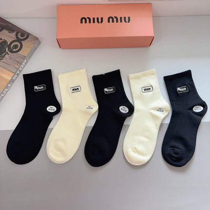 MIUMIU 26S ANKLE SOCKS 417789 (1 BOX)