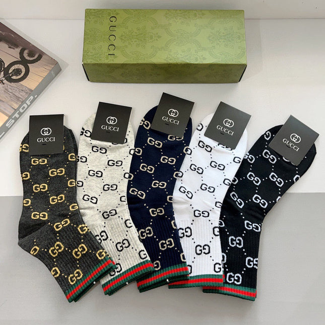 GUCCI 26S CREW SOCKS 405328 (1 BOX)