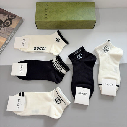 GUCCI 26S ANKLE SOCKS 408693 (1 BOX)