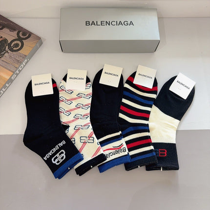 BALENCIAGA 26S ANKLE SOCKS 410361 (1 BOX)