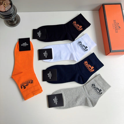 HERMES 26S ANKLE SOCKS 403753 (1 BOX)