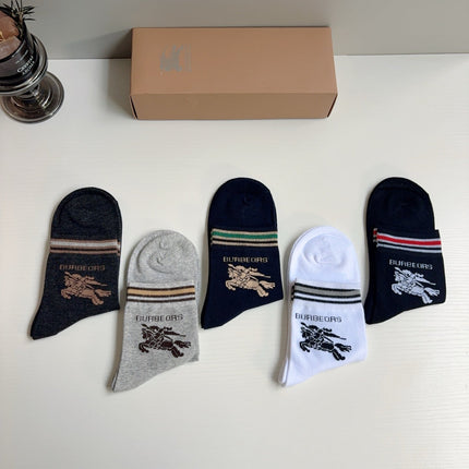 BURBERRY 26S ANKLE SOCKS 405358 (1 BOX)