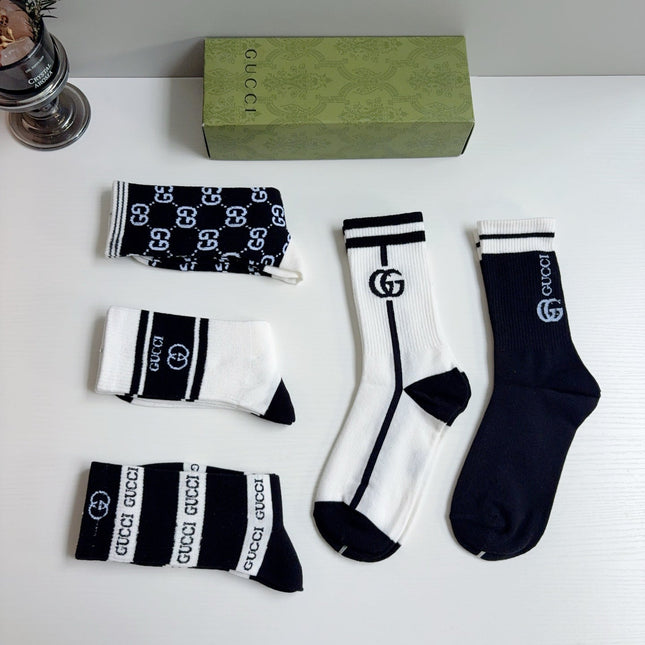 GUCCI 26S CREW SOCKS 395167 (1 BOX)