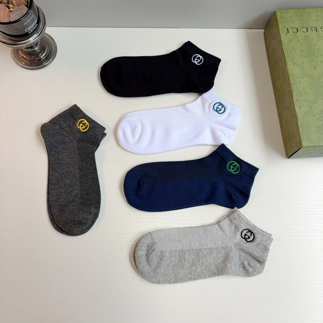 GUCCI 26S ANKLE SOCKS 398804 (1 BOX)