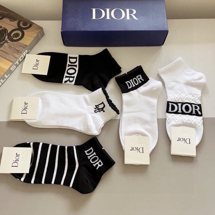 DIOR 26S ANKLE SOCKS 413856 (1 BOX)
