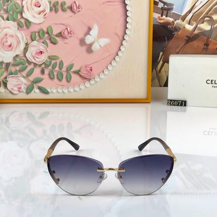CELINE 26S CAT EYE FRAME IN METAL 494363