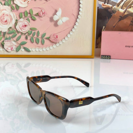 MIUMIU 26S RECTANGULAR FRAME IN ACETATE 408390
