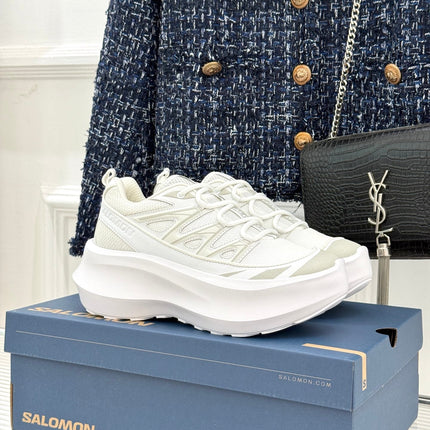 ALO 25S SALOMON XT-6 SNEAKER IN WHITE MESH FABRIC AND TPU STYLE 6
