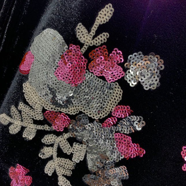 YSL 25S VELVET SEQUIN JACKET STYLE 191