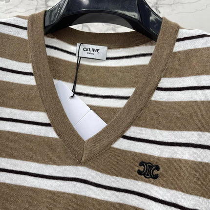 CELINE 26S V NECK SHORT SLEEVE T-SHIRT 207