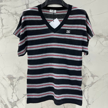 CELINE 26S V NECK SHORT SLEEVE T-SHIRT 206