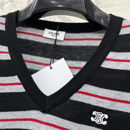 CELINE 26S V NECK SHORT SLEEVE T-SHIRT 206