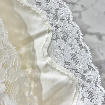 CHLOE 26S LACE TRIM SILK CAMISOLE TOP STYLE 34