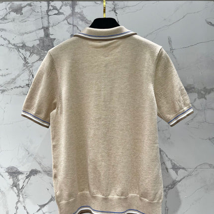 CHANEL 26S SHORT-SLEEVE KNIT POLO STYLE 1178