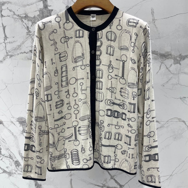 HERMES 26S KNIT CARDIGAN 624