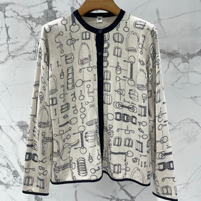 HERMES 26S KNIT CARDIGAN 624