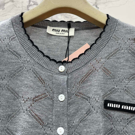 MIUMIU 26S KNIT CARDIGAN 1433