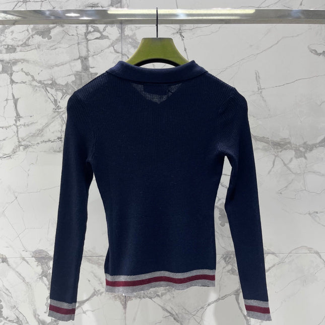 GUCCI 26S LONG-SLEEVE KNIT POLO 503