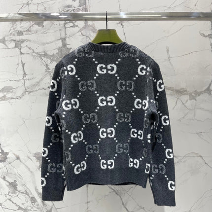 GUCCI 26S CREWNECK KNIT CARDIGAN 569