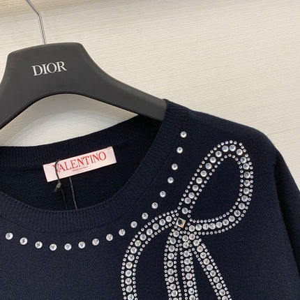 VALENTINO 26S SHORT SLEEVE KNIT TOP 227