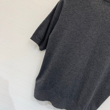 CHLOE 26S SHORT-SLEEVE KNIT TOP STYLE 65