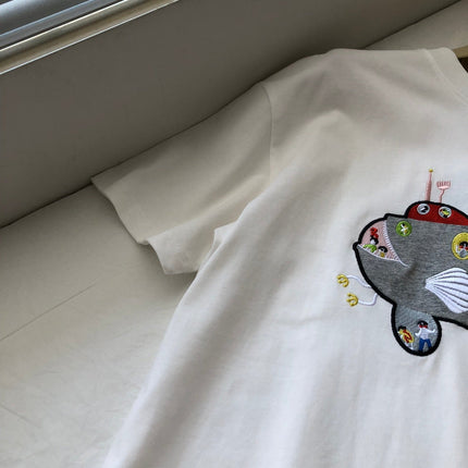 Loewe Submarine T-shirt White Cotton