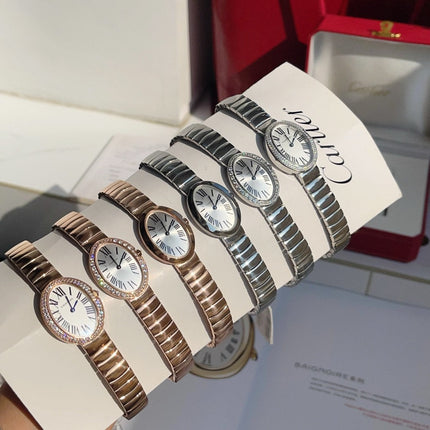BAIGNOIRE DE CARTIER WATCH SMALL MODEL ROSE GOLD CASE