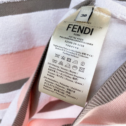 FENDI 26S SHORT SLEEVE KNIT TOP 138