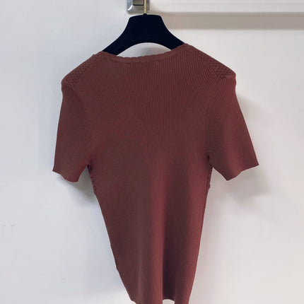 MIUMIU 26S SHORT-SLEEVED SWEATER STYLE 1141