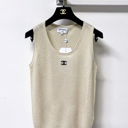 CHANEL 26S KNIT SLEEVELESS TOP STYLE 1203
