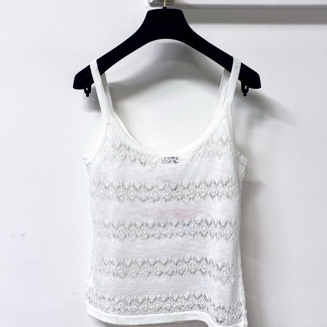 CHANEL 26S SPAGHETTI STRAP TOP STYLE 1204