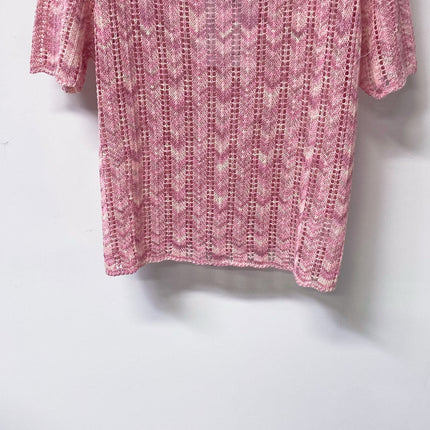 CHANEL 26S SHORT SLEEVE KNIT TOP STYLE 1234