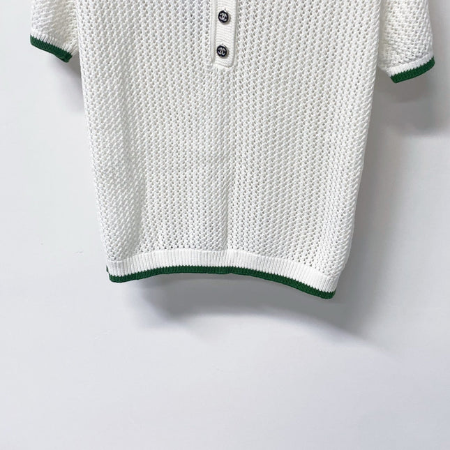 CHANEL 26S POLO SWEATER STYLE 1235