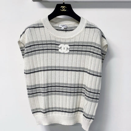 CHANEL 26S SLEEVELESS KNIT TOP 1397