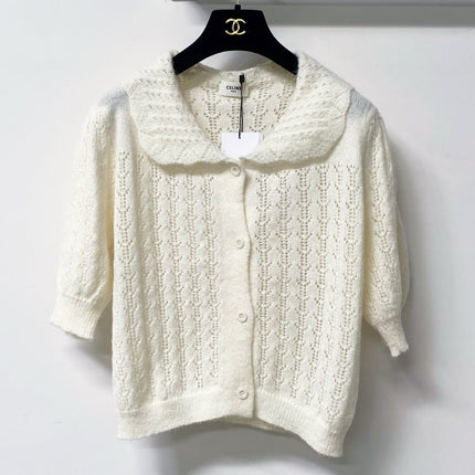 CELINE 26S SHORT-SLEEVE KNIT POLO 524
