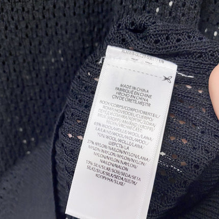 RALPH LAUREN 26S CREW-NECK OPENWORK KNIT SWEATER 761