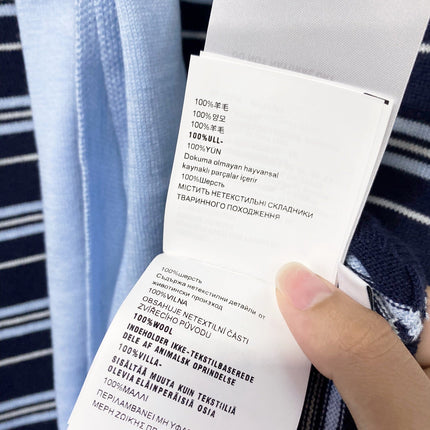 MIUMIU 26S LONG-SLEEVE KNIT POLO SWEATER 1266
