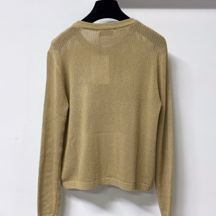 VALENTINO 26S CREW NECK KNIT CARDIGAN 323