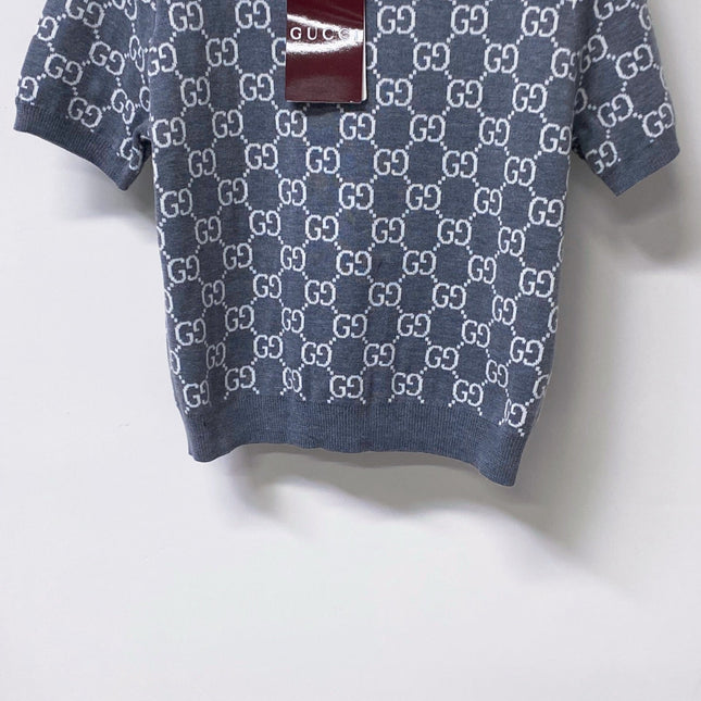 GUCCI 26S SHORT-SLEEVE KNIT SWEATER 506