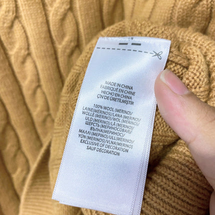 RALPH LAUREN 26S CREW-NECK CABLE-KNIT SWEATER 727