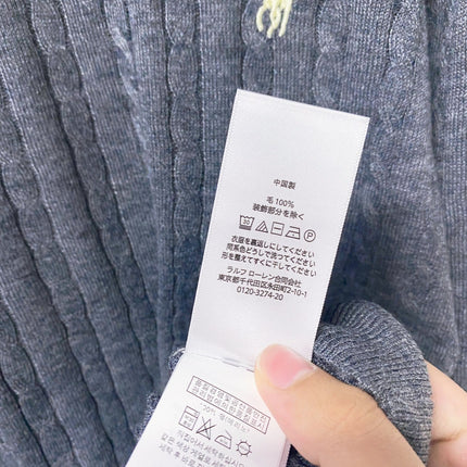 RALPH LAUREN 26S CREW-NECK CABLE-KNIT SWEATER 653