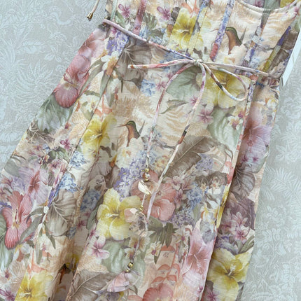 ZIMMER NEW STYLE FLORAL HALTER DRESS 272272