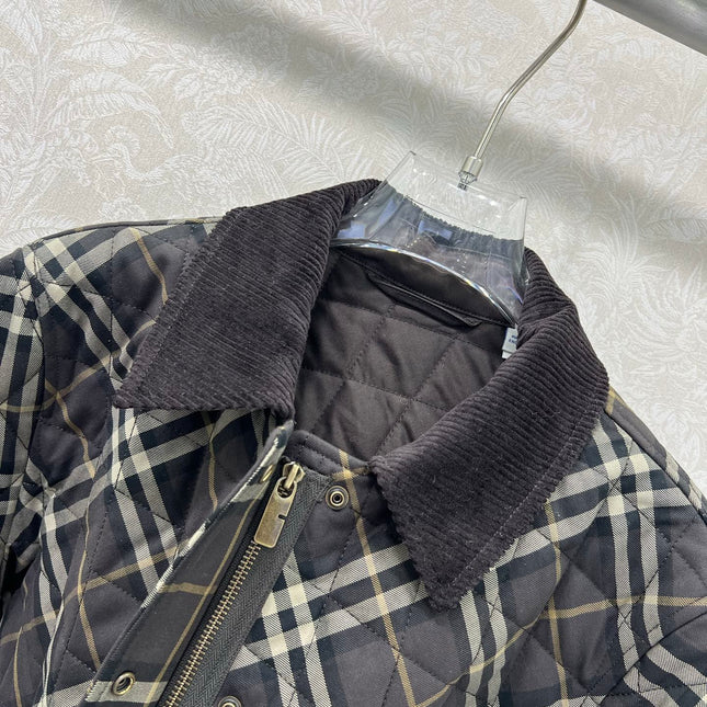 BURBERRY 25S COTTON PLAID JACKET 131