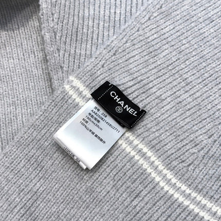 CHANEL 25S SCARF 175 IN CASHMERE 932234