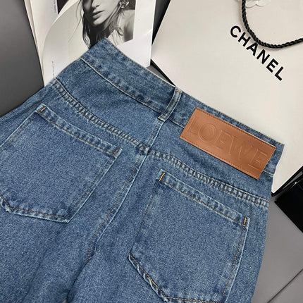 Loew White Anagram Blue Jean