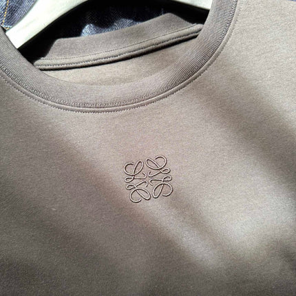 Loewe Slit T-shirt Brown Chocolate Cotton