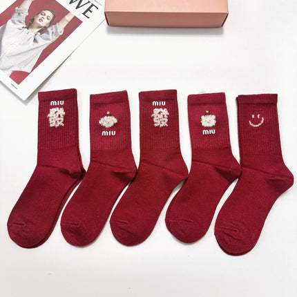 MIUMIU 26S CREW SOCKS 407170 (1 BOX)