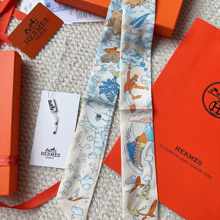 HERMES 26S SCARF 86 IN SILK 309633