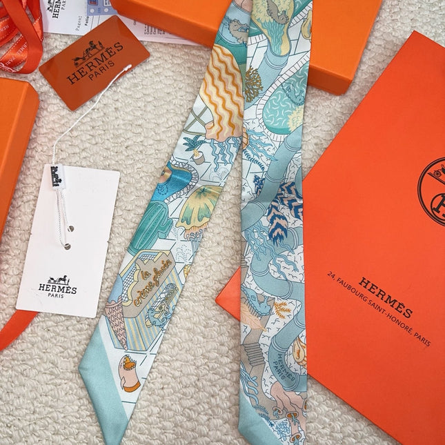 HERMES 26S SCARF 86 IN SILK 309651
