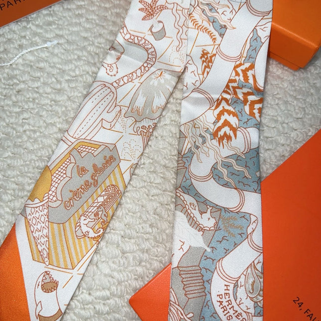 HERMES 26S SCARF 90 IN SILK 309654